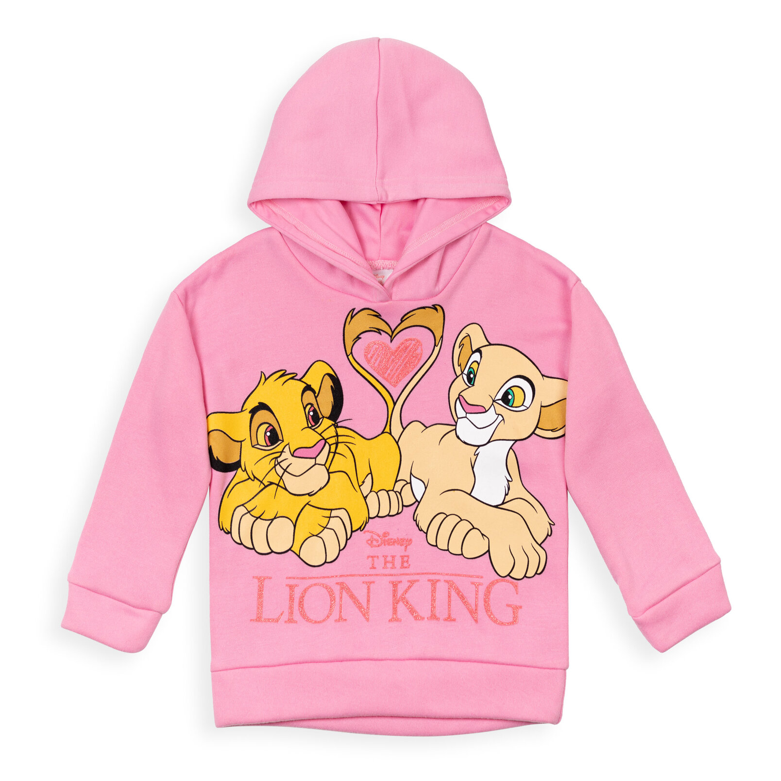 Disney Lion King Simba Nala Fleece Pullover Hoodie Toddler to Big Kid